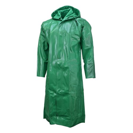 NEESE Outerwear Chem Shield 96 Series Coat w/Hd-Green-XL 96001-30-1-GRN-XL